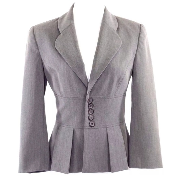 Alvin Valley Gray Fitted Career Jacket 38 - Picture 2 of 5
